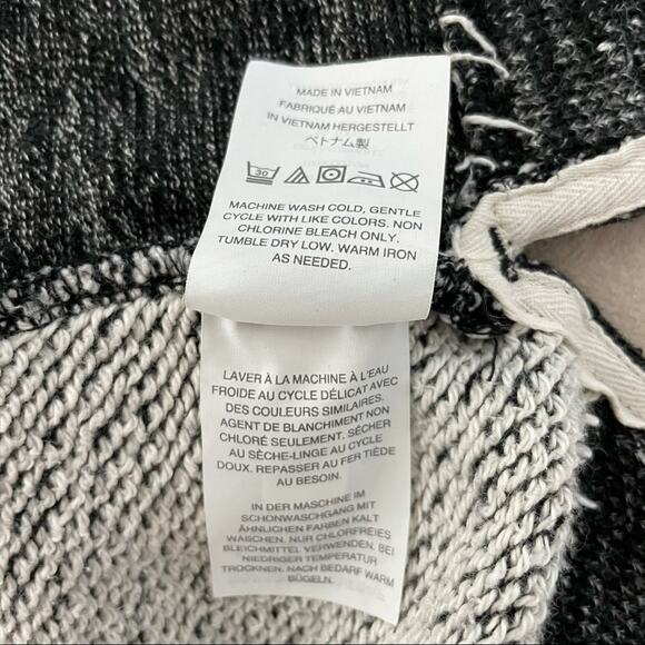 J.Crew Gray Turtleneck Tunic Heather Gray Sweater Sweatshirt Size S/M Pockets - Picture 6 of 10